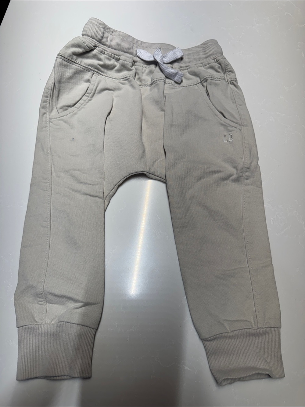 Little Bipsy Light Gray Jogger Pants